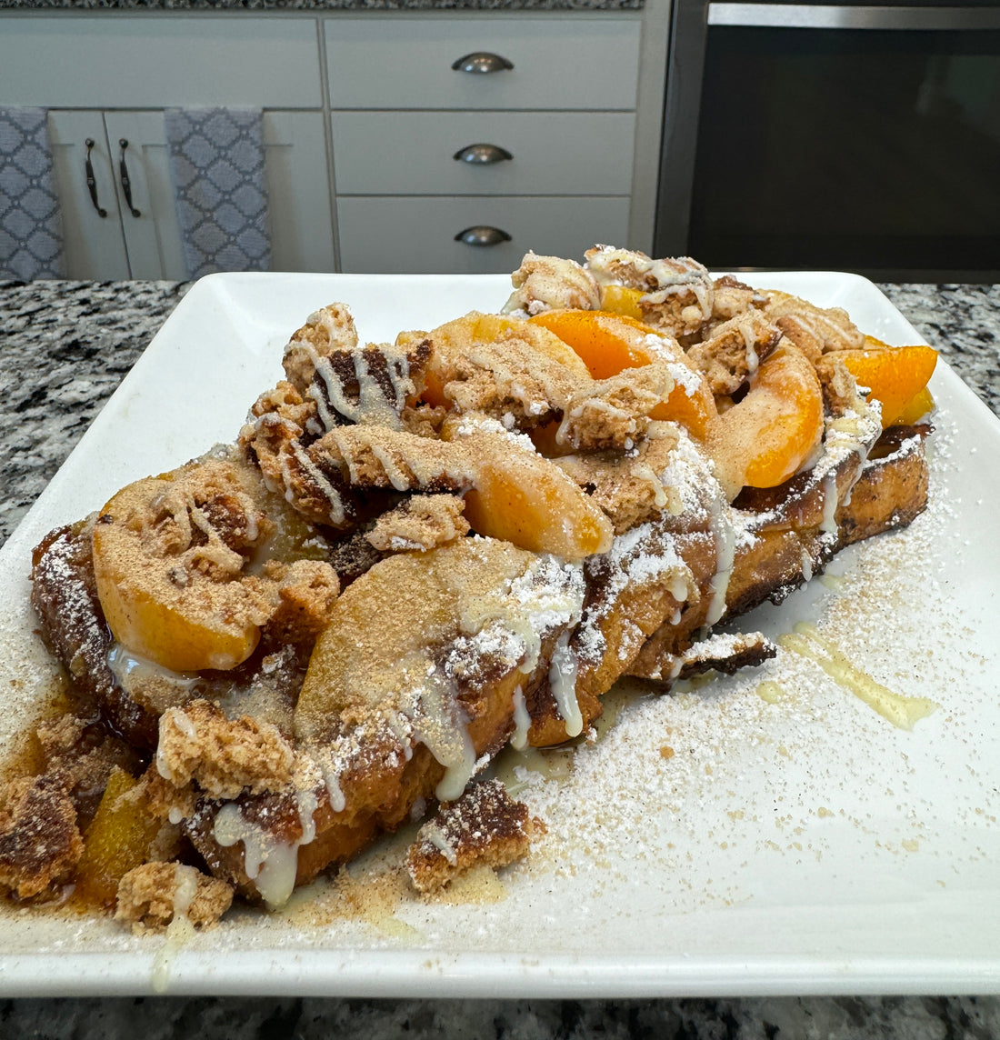 Georgia Peach Cobbler French Toast